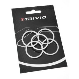 Trivio Spacer Stuurbuis 2mm Alloy zilver 1 1/8 inch -5st