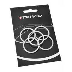 Trivio Spacer Stuurbuis 2mm Alloy zilver 1 1/8 inch -5st