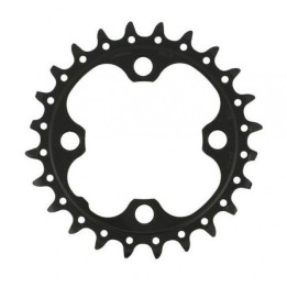 Kettingblad 28T Shimano Deore LX FC-M675 Dubbel BCD74 zwart 