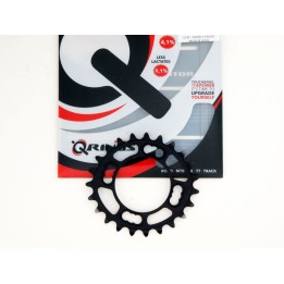 Rotor Q-Rings Kettingblad 23T 4 arm  zwart  passend Shimano XTR M970, XT, SLX