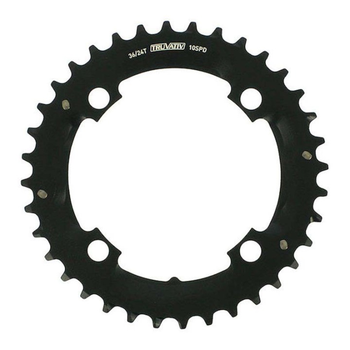Kettingblad 36T Sram MTB 10sp zwart BCD104