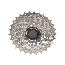 SunRace Cassette 11-28T CSM637AS-N  7sp Shimano/Sram - Nickel