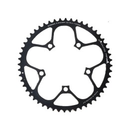 Kettingblad 52T Compact zwart Campagnolo van TA Specialities Nerius 11sp Buitenblad BCD 110