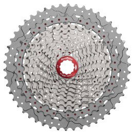 Cassette 10sp 11-36T Shimano passing:  Sunrace CSMX zilver