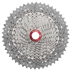 Cassette 10sp 11-36T Shimano passing:  Sunrace CSMX zilver