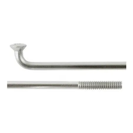 Spaken DT-Swiss Competition gebogen 256mm 2mmØ DB zilver 18st