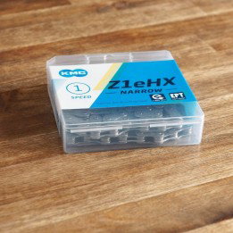 ketting 1 speed KMC  Z1ehx narrow e-bike tech anti roest