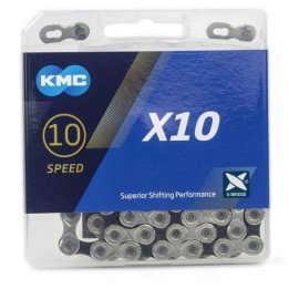 KMC Ketting 10 speed X10 Superior zilver/zwart 114 schakels