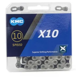KMC Ketting 10 speed X10 Superior zilver/zwart 114 schakels