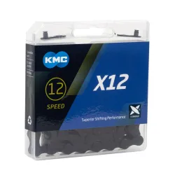 KMC 12 speed ketting X12 zwart BlackTech