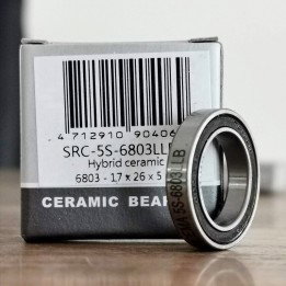Hybrid ceramic lager 17 x 26 x 5 mm, 6803LLB  ABEC 5, CEMA