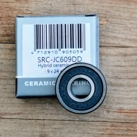 Keramisch hybride lager 9 x 24 x 7 mm, 609 DD, Ceramic bearing