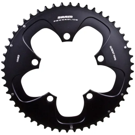 kettingblad 52 sram red S1 race compact 4mm 110 zwart