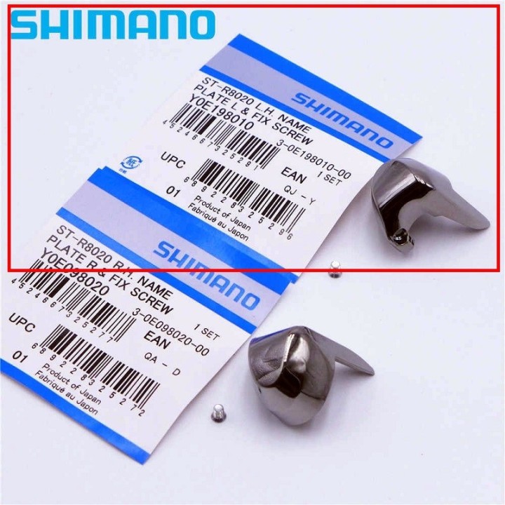 Linker naamplaatje ST-R8020 Shimano Ultegra Disk shifter