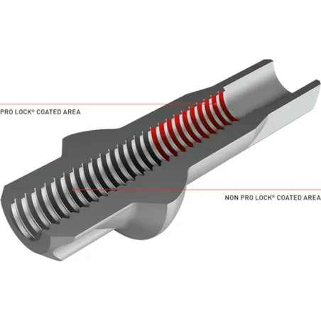 spaaknippel zilver DT Swiss Pro Lock met Squorx Pro kop 2mm spaak lengte 15mm