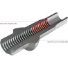spaaknippel zilver DT Swiss Pro Lock met Squorx Pro kop 2mm spaak lengte 15mm