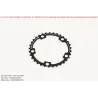 Kettingblad 39t Shimano / Sram / FSA Binnenblad BCD110 zwart Zephyr - TA-Specialities