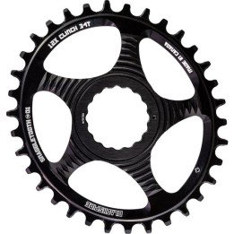 BlackSpire Kettingblad Cinch Oval 34T Shimano 12sp Snaggletooth zwart