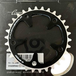 Origineel kettingblad 30T Campagnolo triple zwart 10 speed BCD 74mm