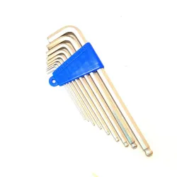 Set inbussleutels met kogelkop 1,5 / 2 / 2,5 / 3 / 4 / 5 / 6 / 8 / 10mm VWP