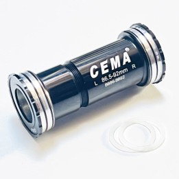 trapaslager BB86 BB92 ceramisch 86.5-92mm 24mm trapas Cema bearing