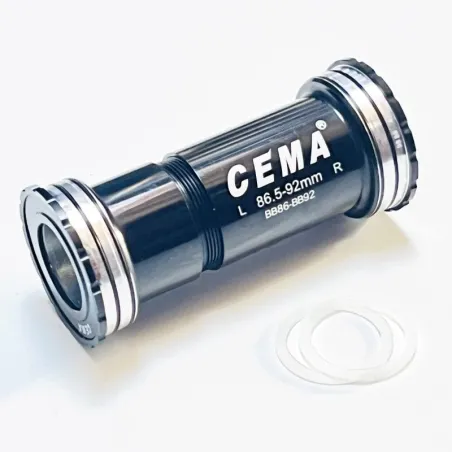 trapaslager BB86 BB92 ceramisch 86.5-92mm 24mm trapas Cema bearing