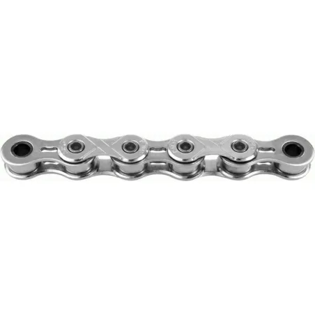 zilverkleurige KMC X101 ketting 1 speed ketting speciaal ontworpen voor Ebikes,  stadsfietsen,  baanfietsen, BMX,  Fixie