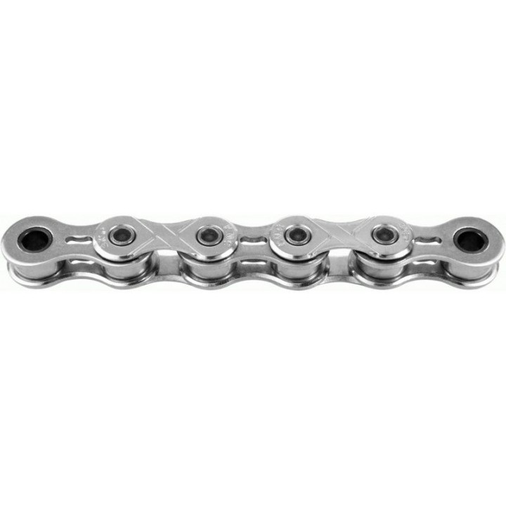 zilverkleurige KMC X101 ketting 1 speed ketting speciaal ontworpen voor Ebikes,  stadsfietsen,  baanfietsen, BMX,  Fixie