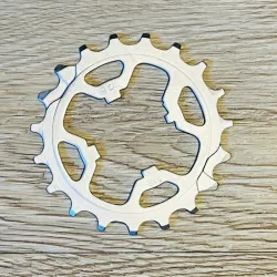 tandkransje 19T 11 speed Campagnolo passing by Miche
