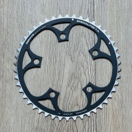 Kettingblad 46T Shimano /  FSA/ Sram Buitenblad BCD110 zwart Zephyr - TA-Specialities