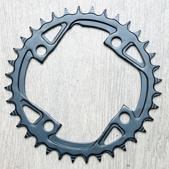 kettingblad e-bike 38T staal Bosch e bike 4Gen BCD104 matt zwart (FSA 380-0416004540)