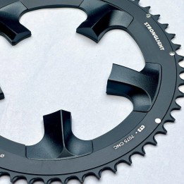 Kettingblad 52T BCD110 zwart voor Shimano Dura Ace/ Ultegra by Stronglight