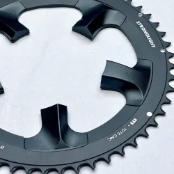 Kettingblad 52T BCD110 zwart voor Shimano Dura Ace/ Ultegra by Stronglight