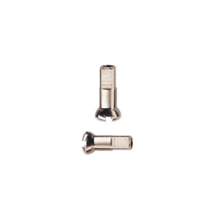 spaaknippel 2.34 mm x 14.5 mm, voor spaak 13, vernikkeld messing, DT-Swiss