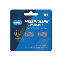 kettingschakels, 2 sets, 11 speed superior anti roest,  ETP, herbruikbaar KMC / Shimano / SRAM