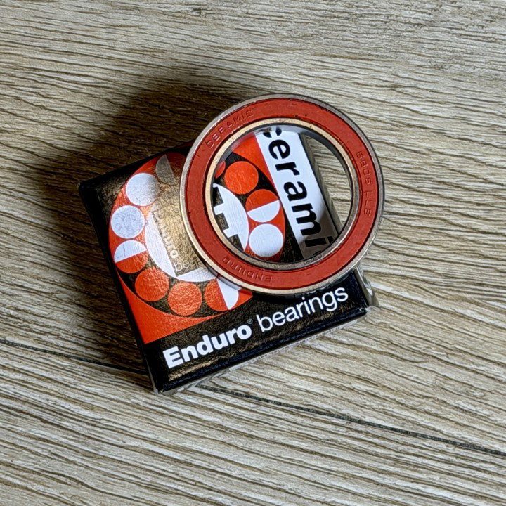 ceramisch lager 25x37x7mm 6805 llb C-3 Enduro bovenaanzicht