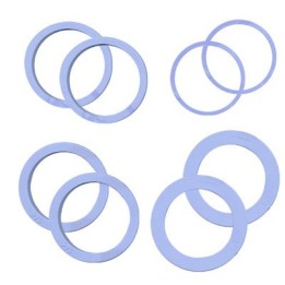 Spacer Stuurbuis 5mm Alloy zilver 1 1/8 inch - 5st