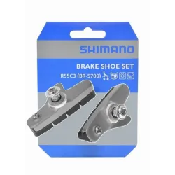 Shimano 105 Remblokken Set BR5700 zilver incl. Houder - Y8JC98040